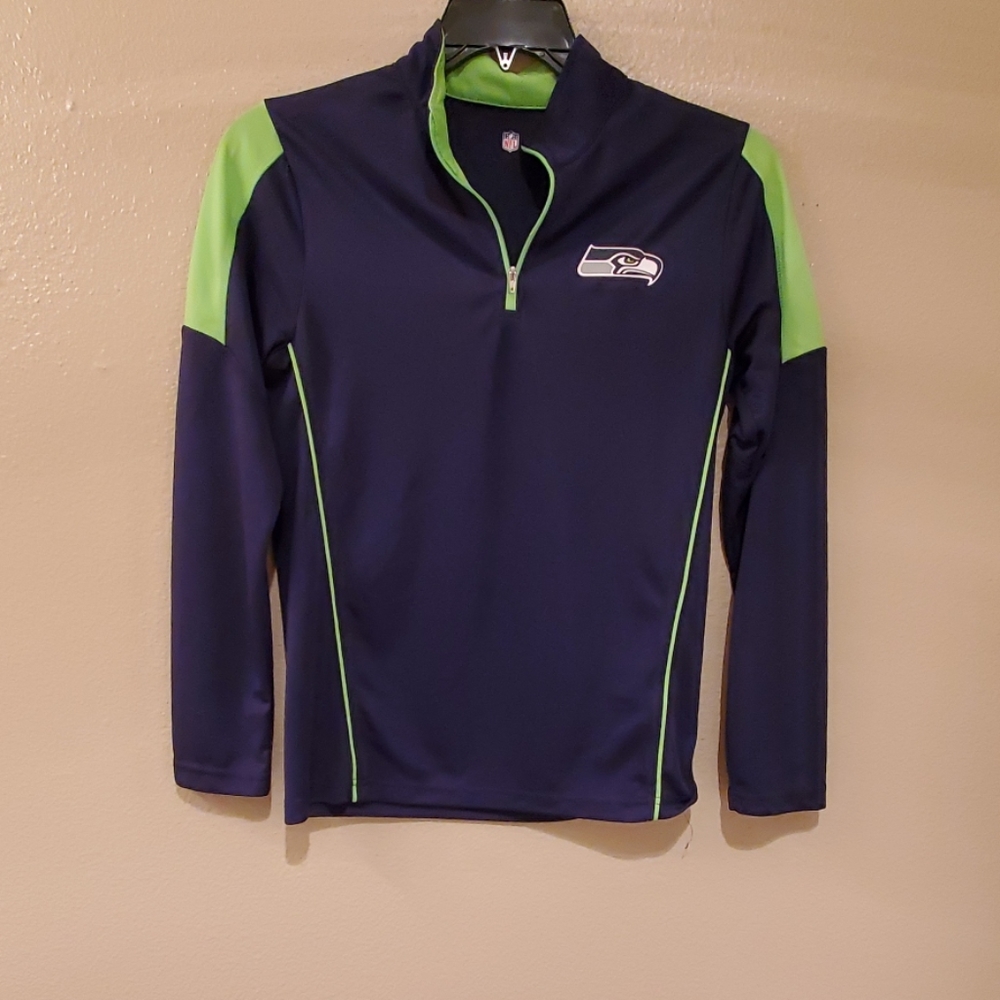 Quarter zip Seahawks pullover